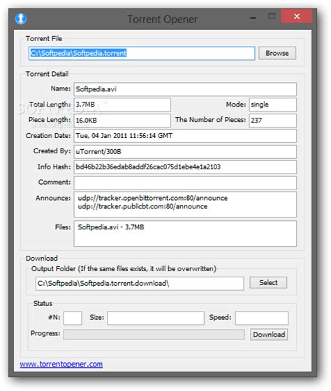 torrent opener.